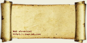 Jana Pavlov vizit kartica